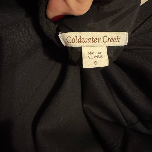 Coldwater Creek Black Jacket   Size:  6    #U - Picture 10 of 10
